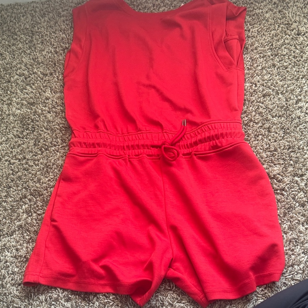 Red romper